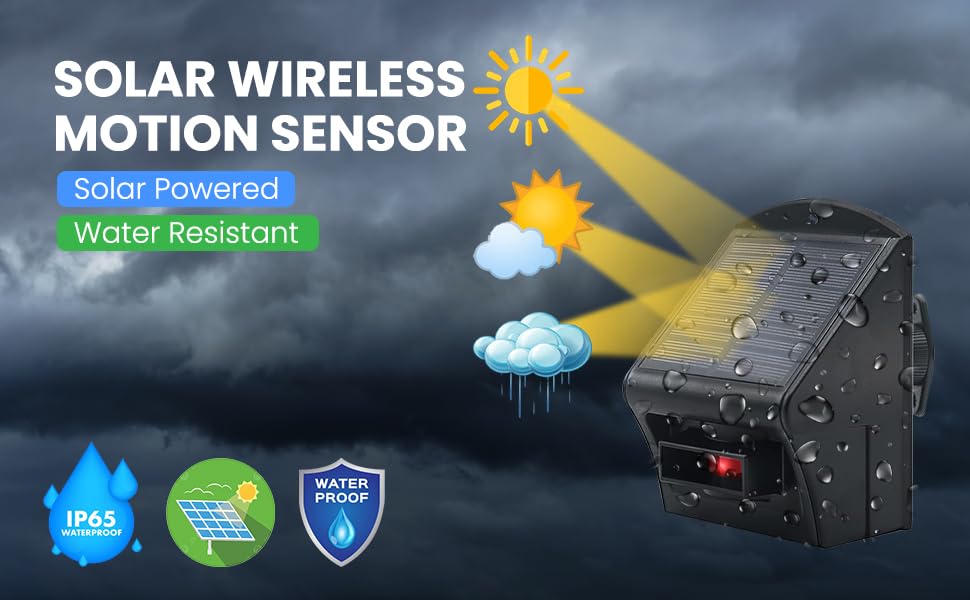 IGREEN Solar Wireless Driveway Alarm